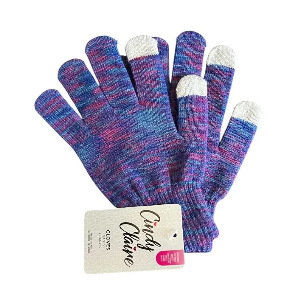 Cindy Claire Touchscreen Knit Gloves (Style 11212)